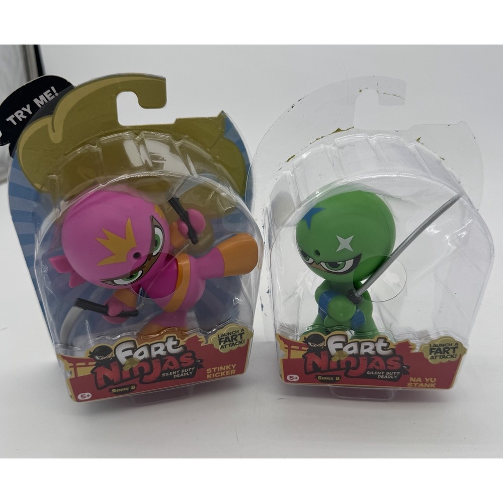 Fart Ninjas Series 8‎ Lot 2 Stinky Kicker Na Yu Stank Motion Activated Sound